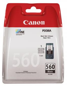 Canon PG-560 schwarz Tintenpatrone ca. 180 Seiten 3713C001 