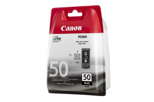 Canon PG-50 Schwarz Tintenpatrone 22 ml 0616B001 