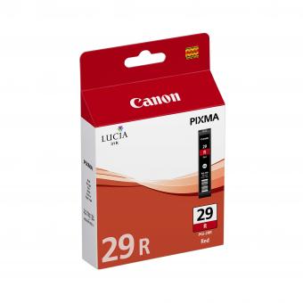 Original  Canon PGI-29r Rot Tintenpatrone 36 ml für ca. 3.370 Fotos (Format 10 x 15 cm) 4878B001 