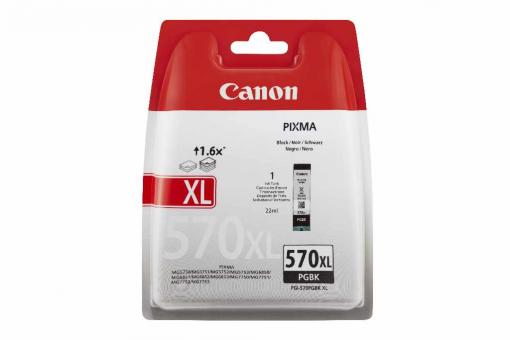 Canon PGI-570pgbk XL Schwarz Tintenpatrone 22 ml 0318C001 