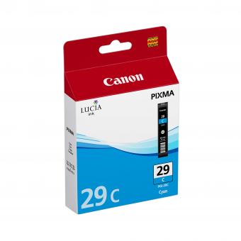 Canon PGI-29c cyan Tintenpatrone 36 ml für ca. 1.940 Fotos (Format 10 x 15 cm) 4873B001 