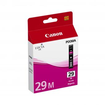 Canon PGI-29m  Tintenpatrone magenta 36 ml für ca. 1.850 Fotos (Format 10 x 15 cm) 4874B001 