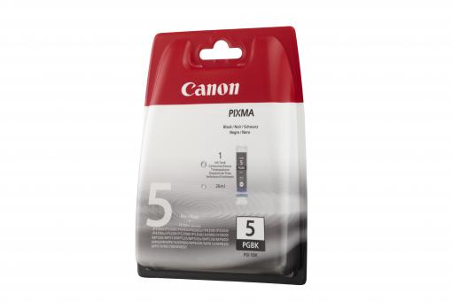 Canon PGI-5bk Schwarz Tintenpatrone 26 ml 0628B001 