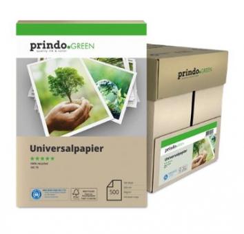 Prindo PR802500A4G Recycling Universal-Kopierpapier rauchweiß A4 Weiss 