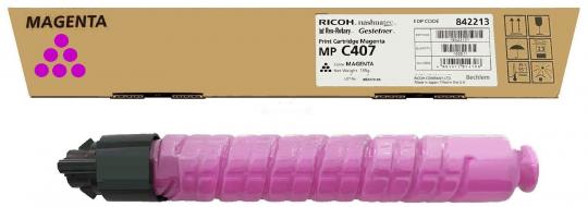 Original  Ricoh MP C407SPF Toner Magenta 842213 ca. 8.000 Seiten 