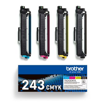 Brother TN-243 Multipack schwarz,cyan,magenta,gelb 4 Toner je ca. 1.000 Seiten TN-243 (TN-243CMYK ) 